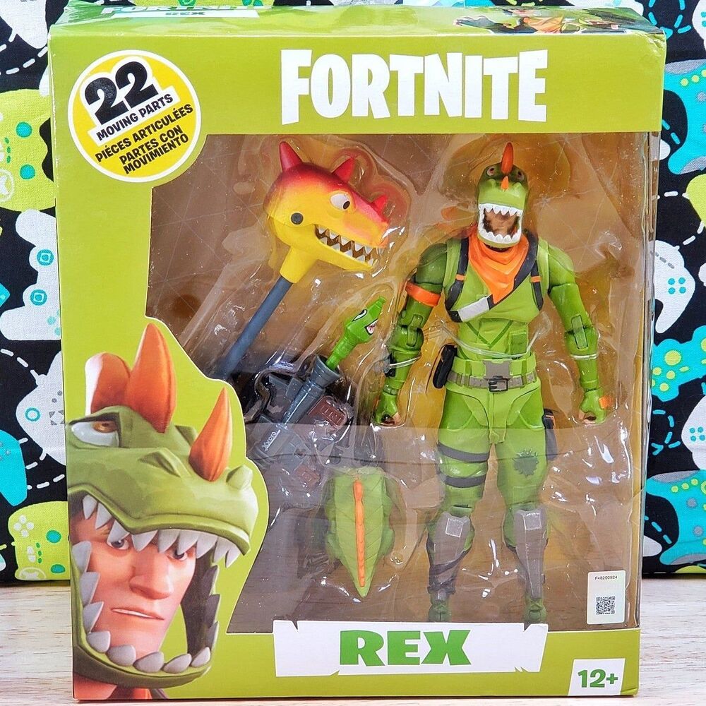 McFarlane Toys Fortnite REX 7" Epic Games Collectible Gaming Action Figure New
